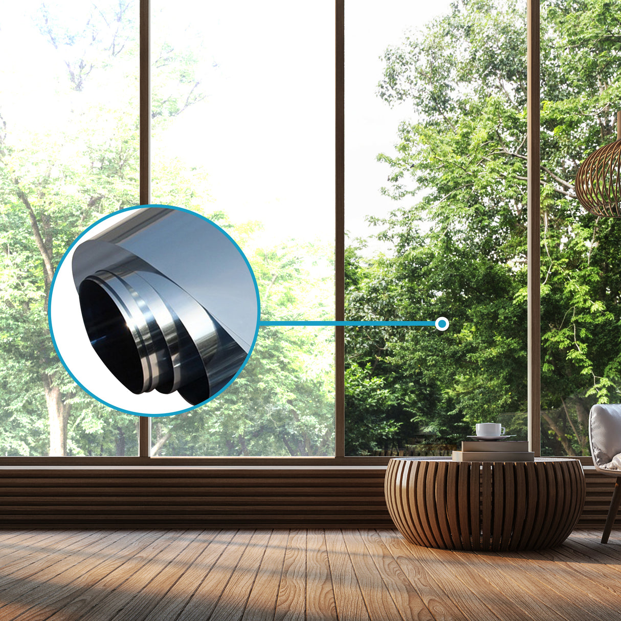 One Way Mirror Privacy Reflection Window Tint Film STOP HEAT 24Ft x 2Ft