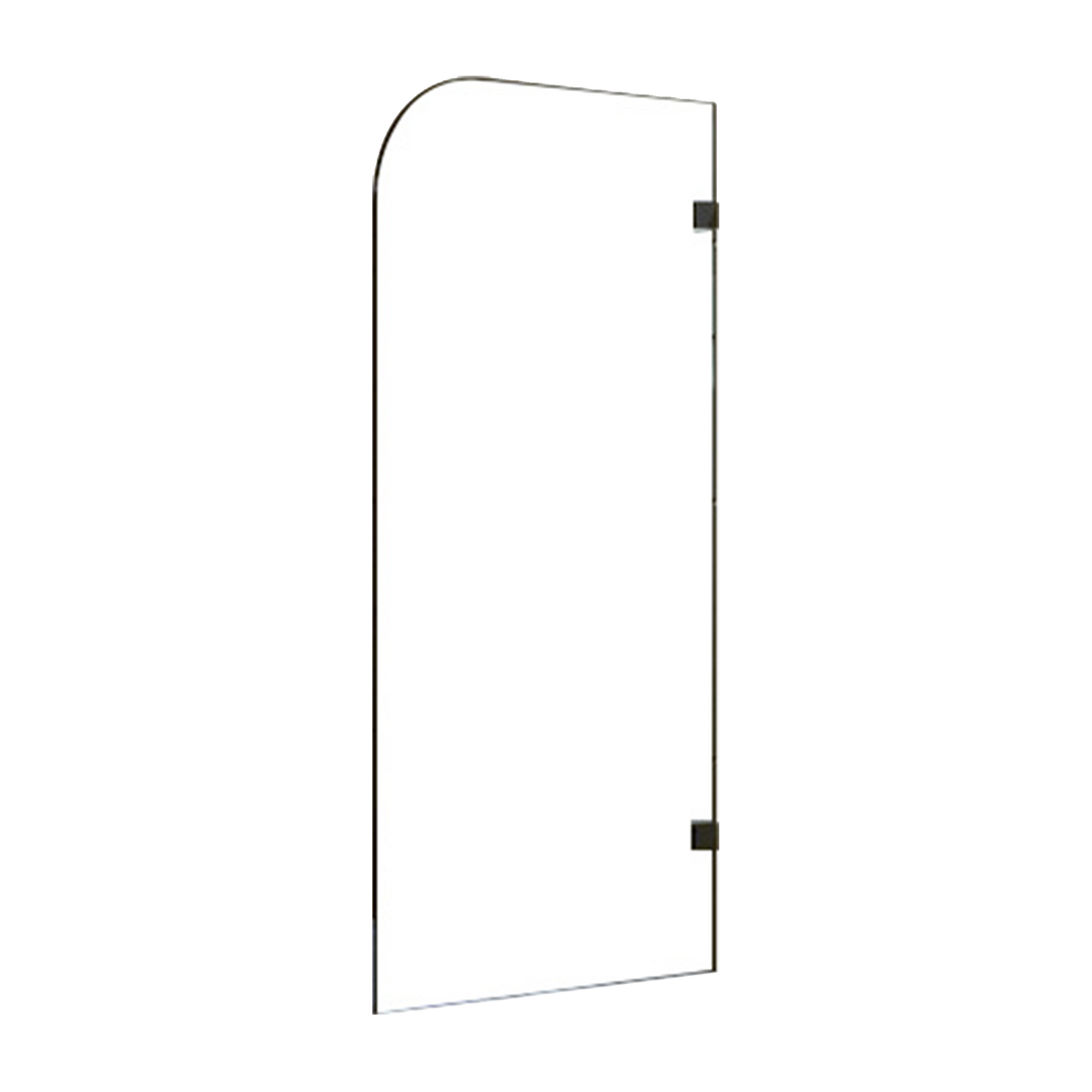 700 x 1450mm Frameless Bath Panel 10mm Glass Shower Screen By Della Francesca