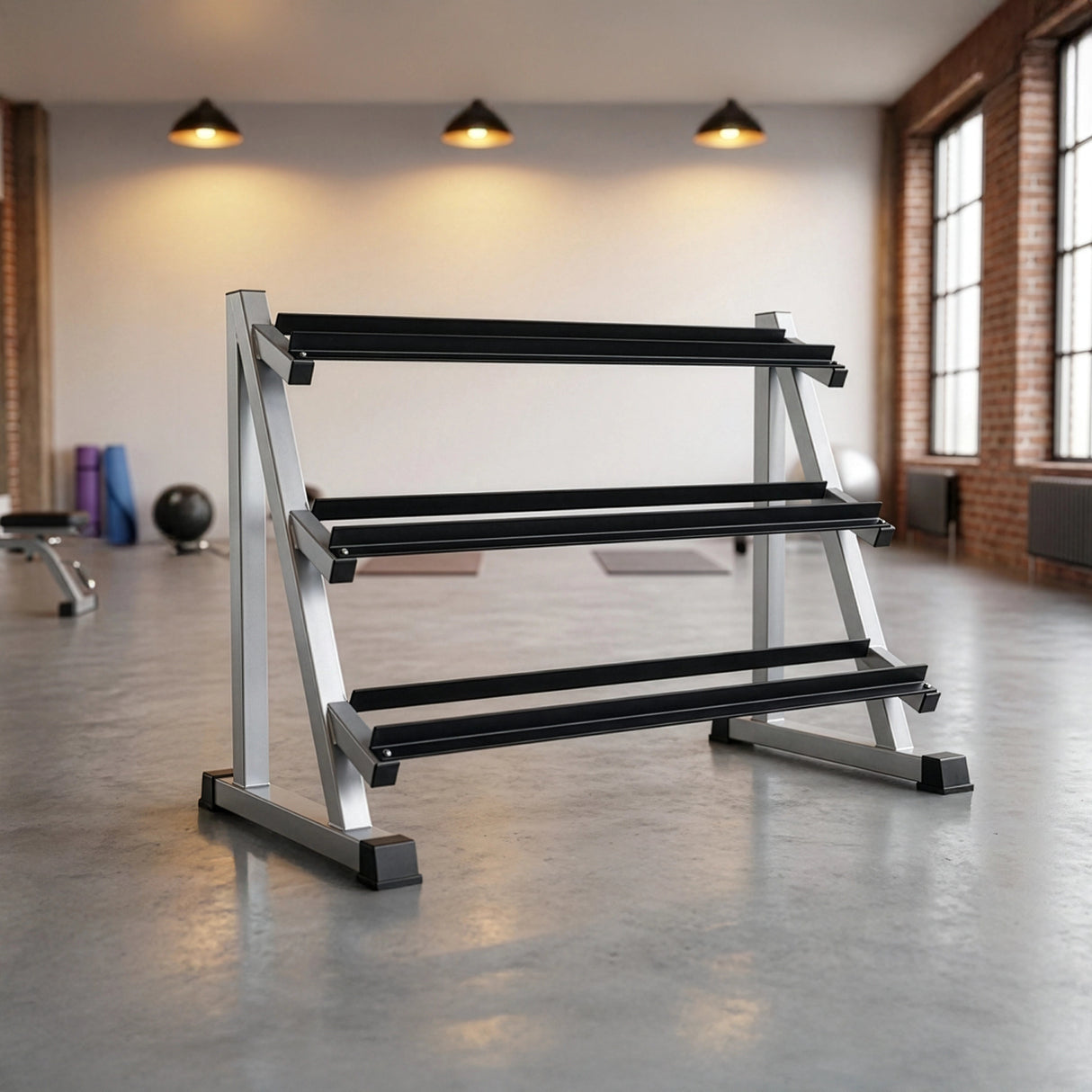 3 Tier Dumbbell Rack for Dumbbell Weights Storage