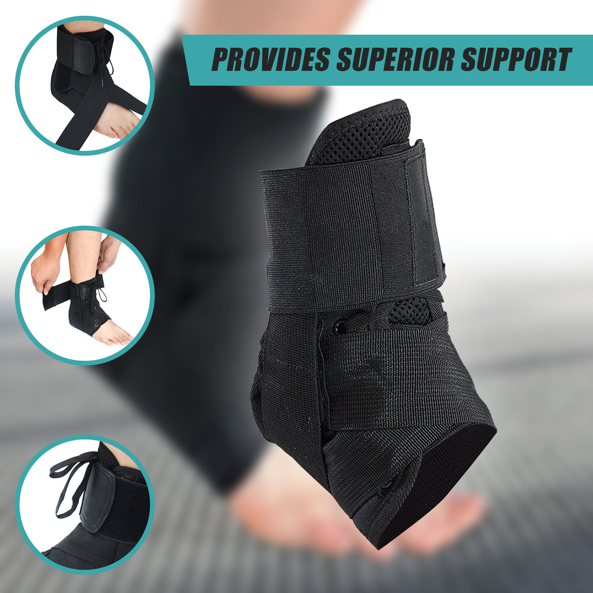 Ankle Brace Stabilizer - Ankle sprain & instability - SMALL