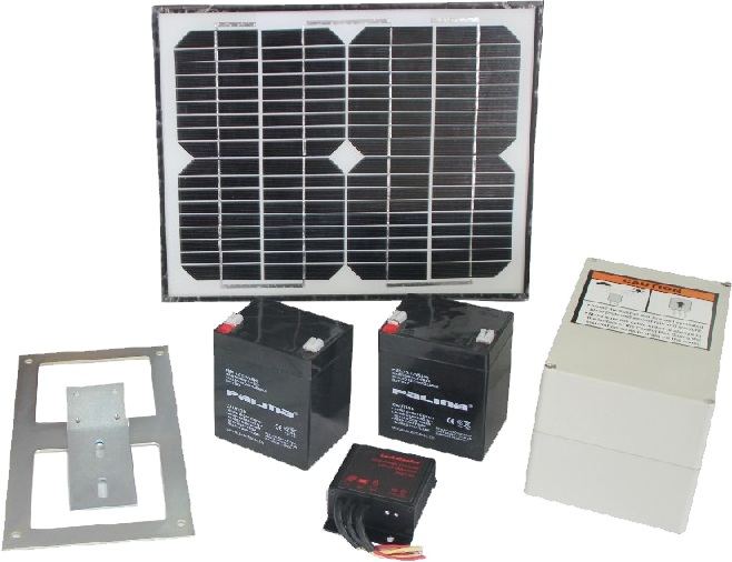 1000KG 10W Solar Double Swing Auto Motor Remote Gate Opener