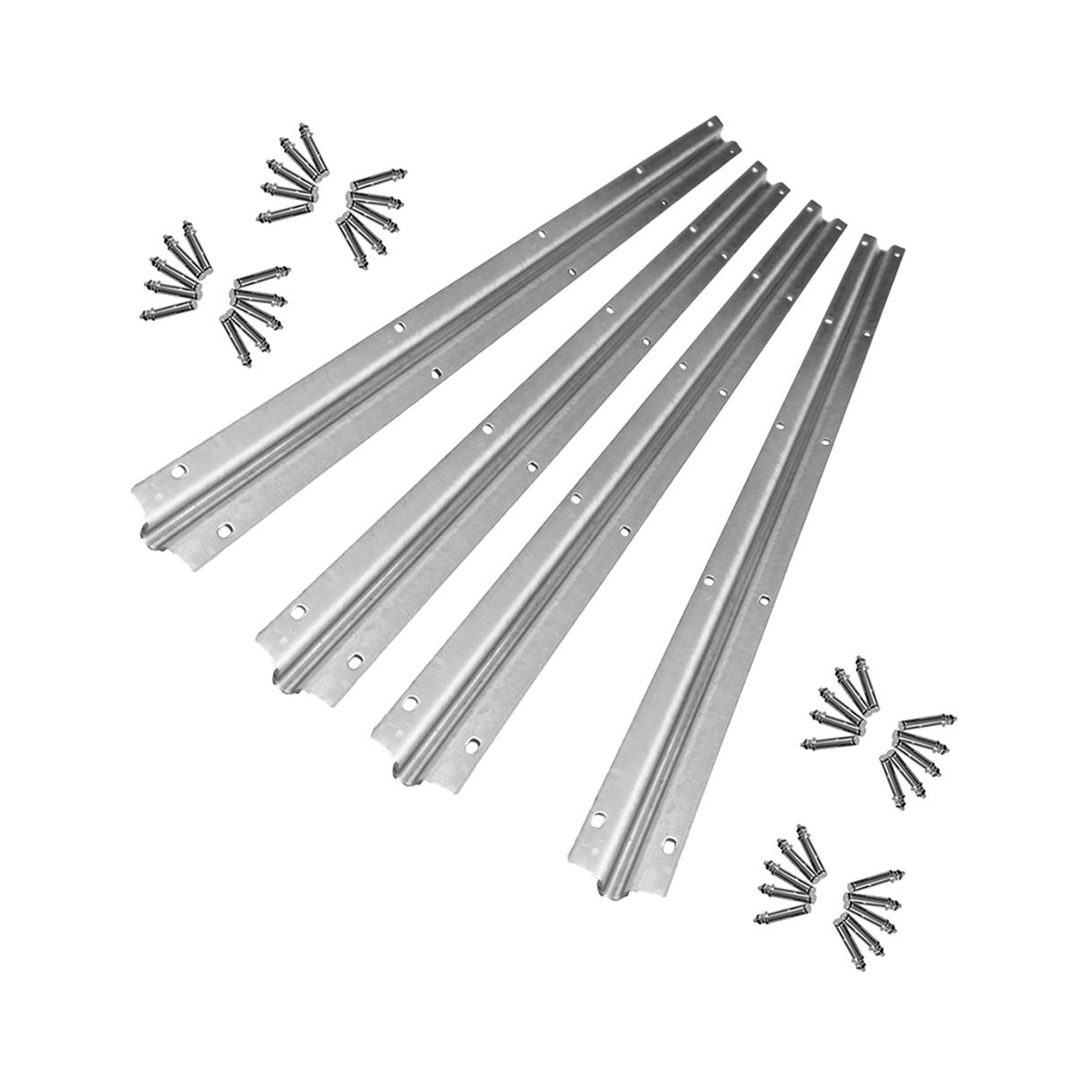 Sliding Gate Hardware Accessories Kit - 4m Track