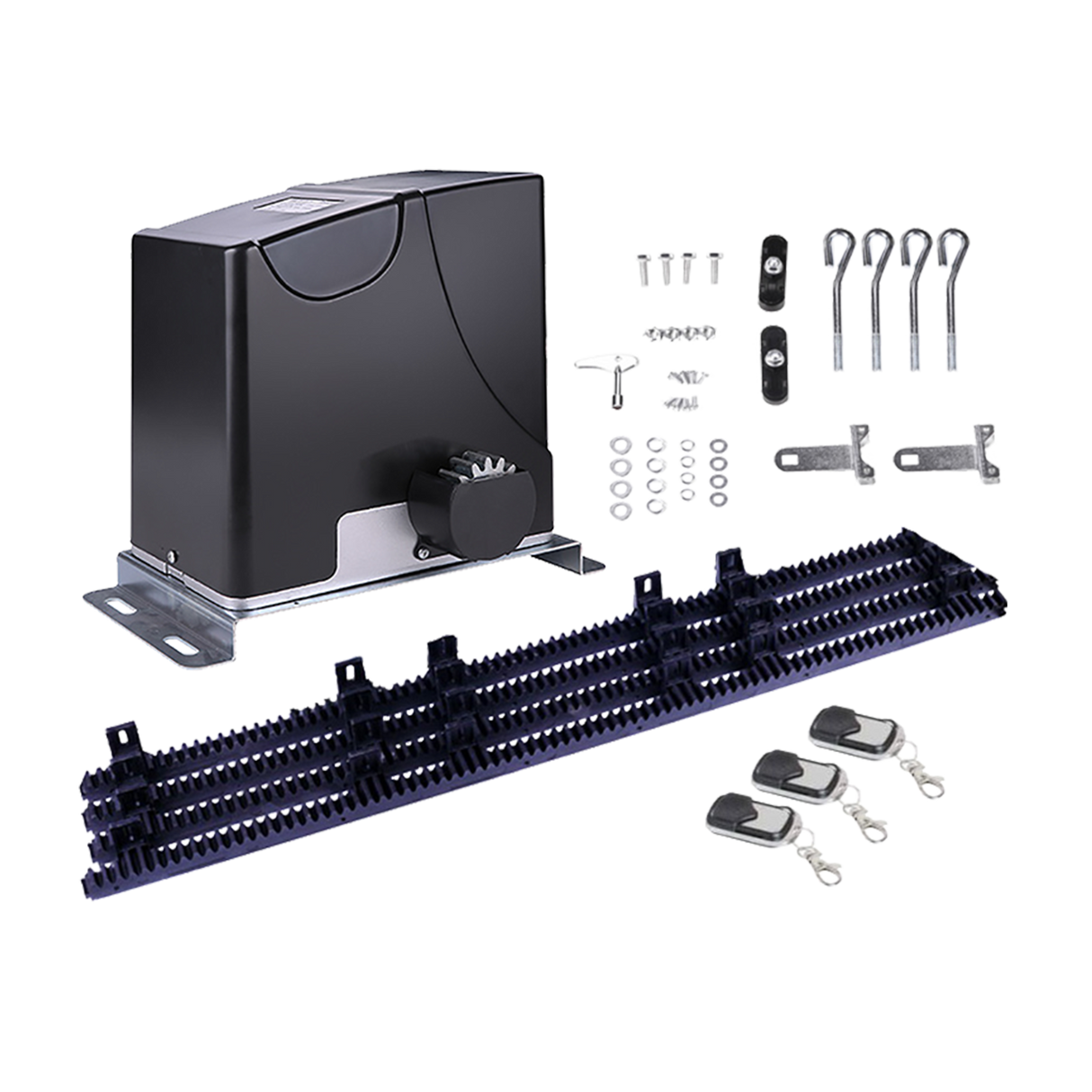 1000KG Auto Slide Sliding Gate Opener Automatic w 4m Rail