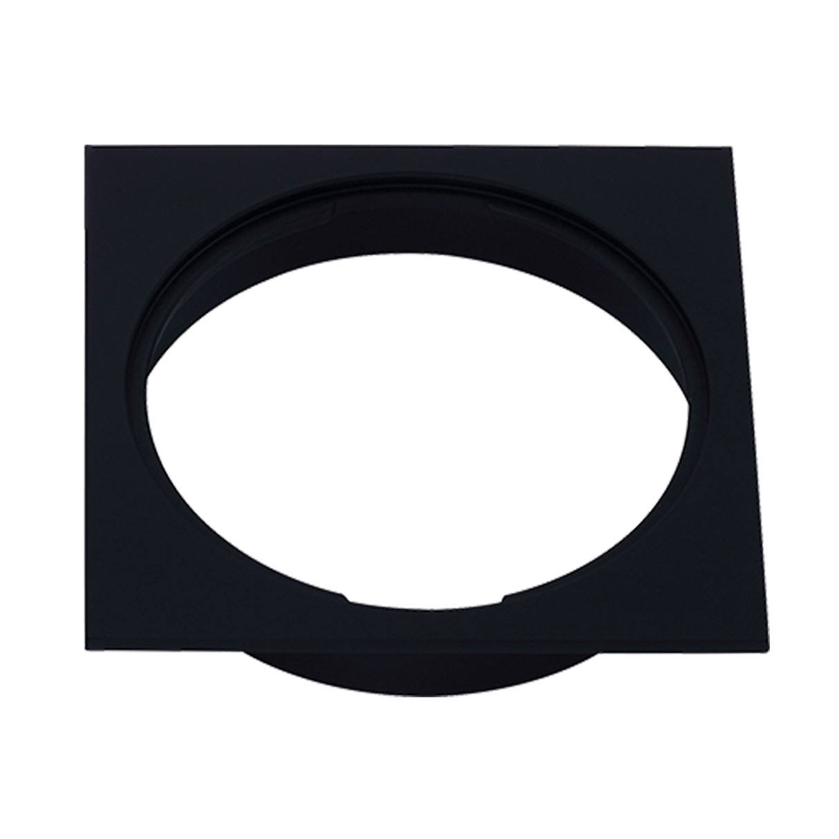 Square Black Floor Grate Drain 110 mm Full Brass Construction