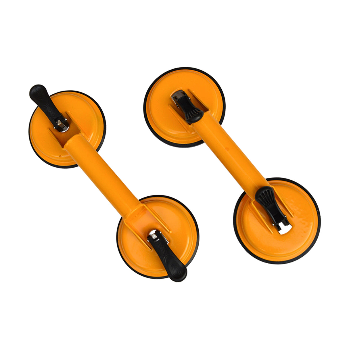 2x 100kg Aluminum Alloy Double Locking Suction Cup Glazer Glass Sucker Lifter