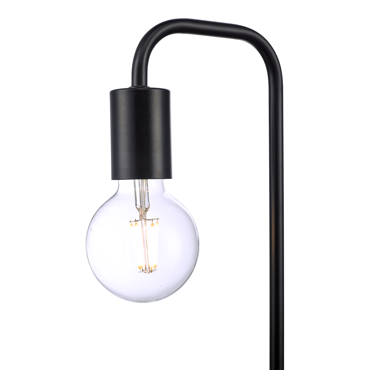 Modern Table lamp Desk Light Timber Base Bedside Bedroom Black