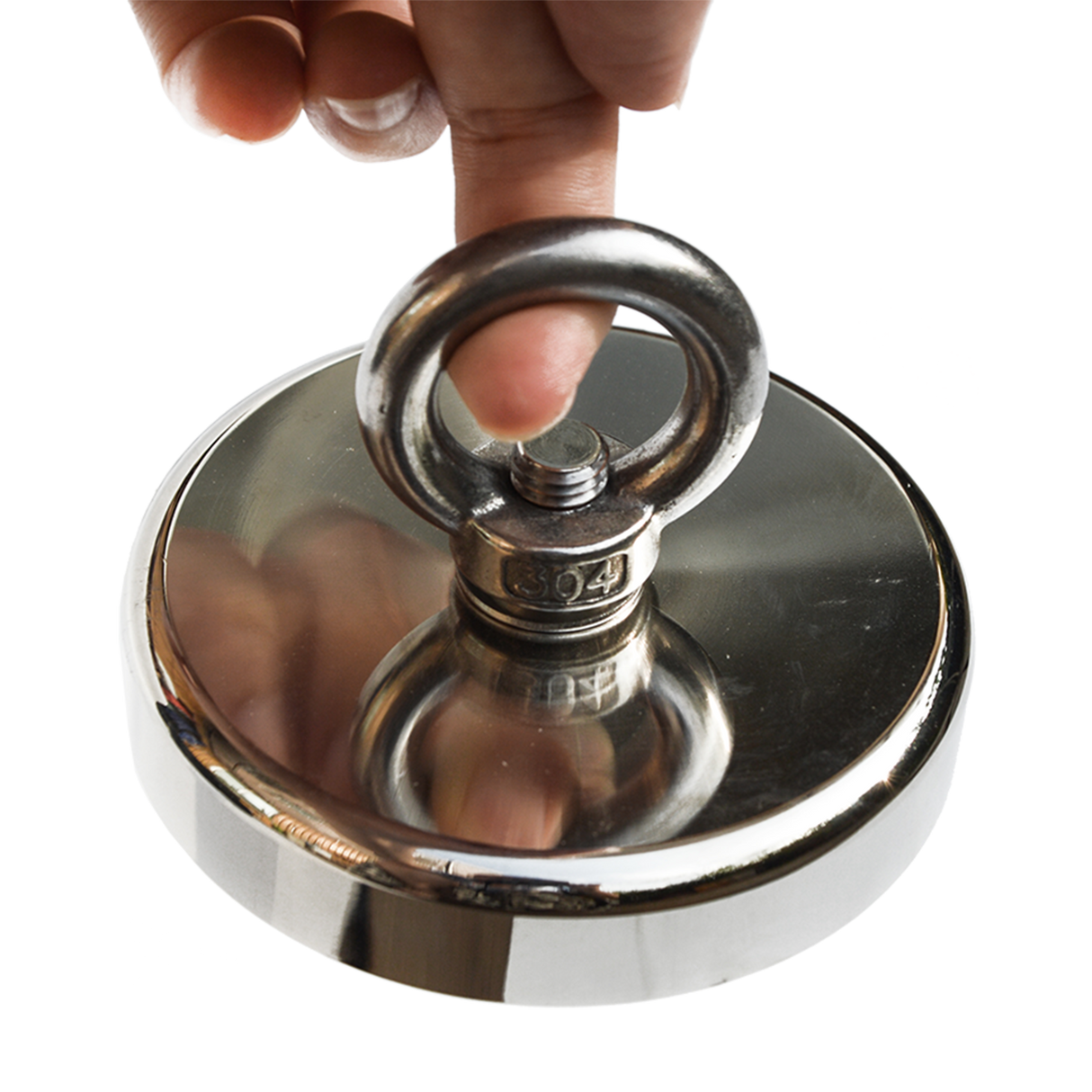 400Kg Salvage Strong Recovery Magnet Neodymium Hook Treasure Hunting Fishing