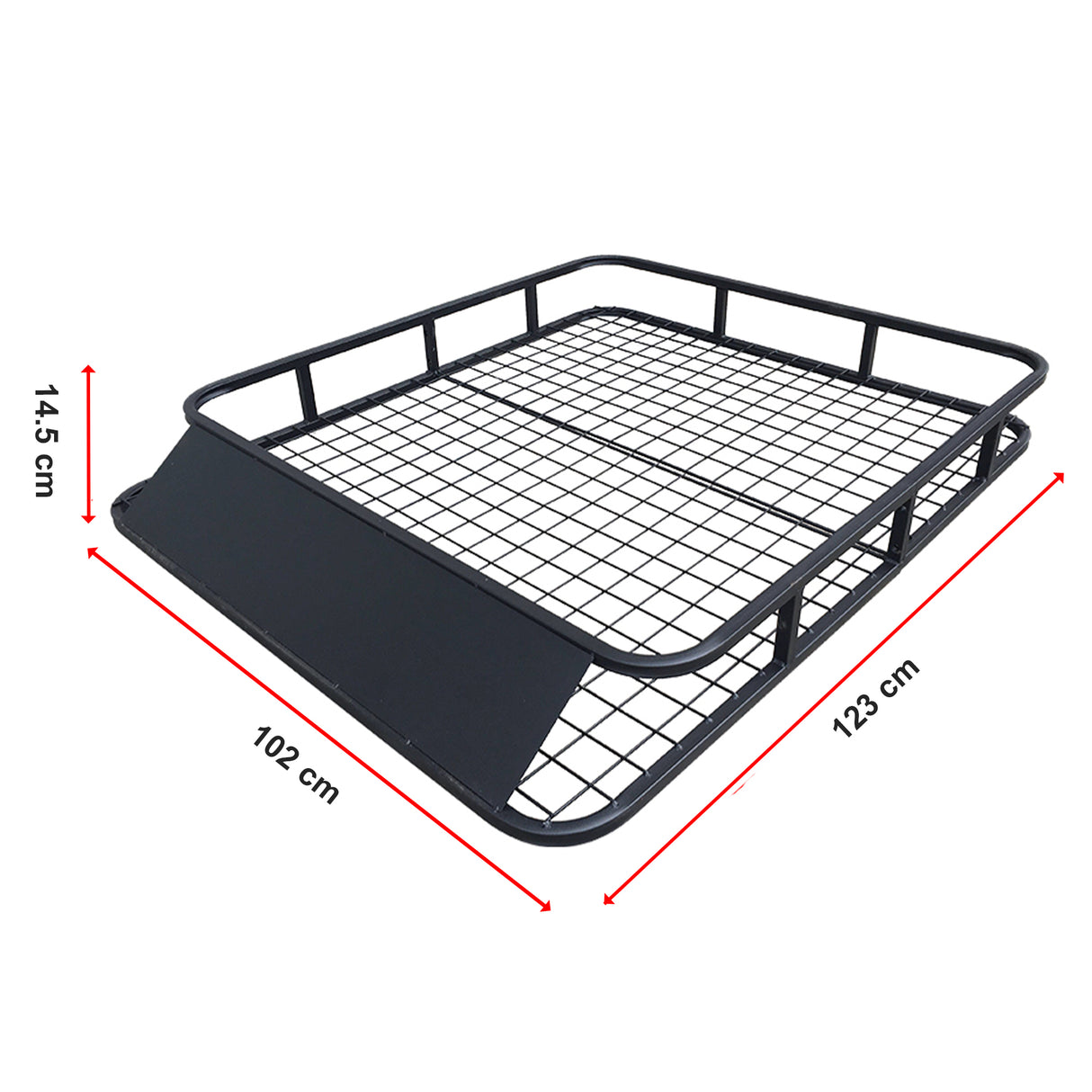 Universal Roof Rack Basket - Car Luggage Carrier Steel Cage Vehicle Cargo