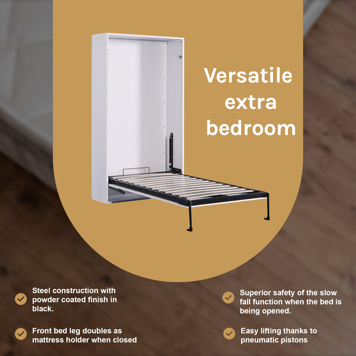 Palermo Single Size Wall Bed Diamond Edition