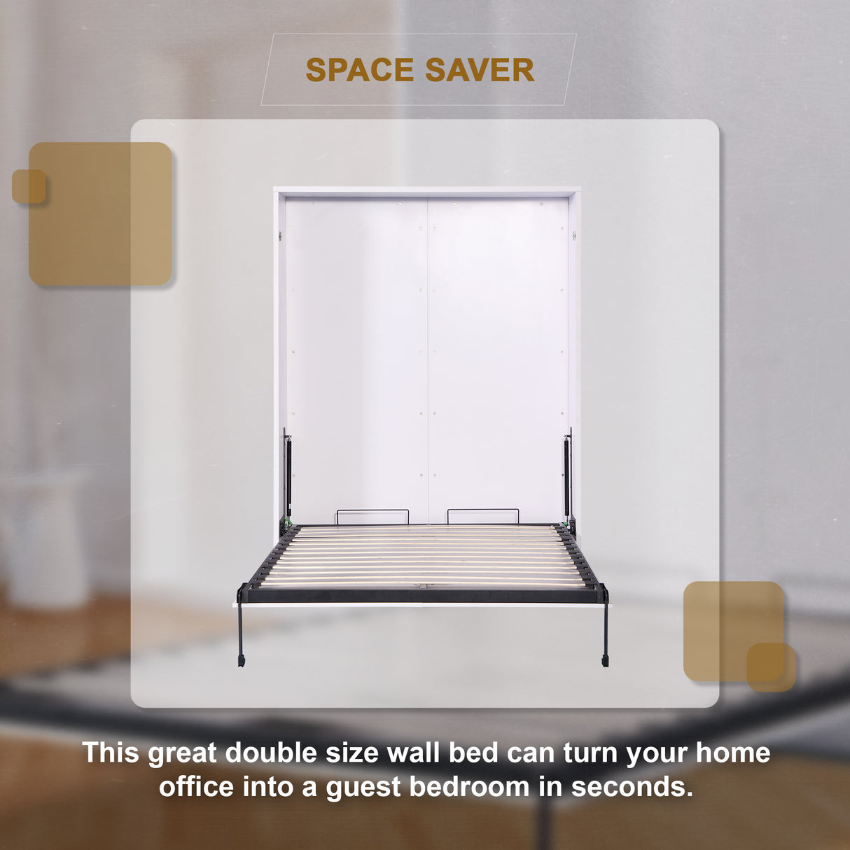 Palermo Double Size Wall Bed Diamond Edition