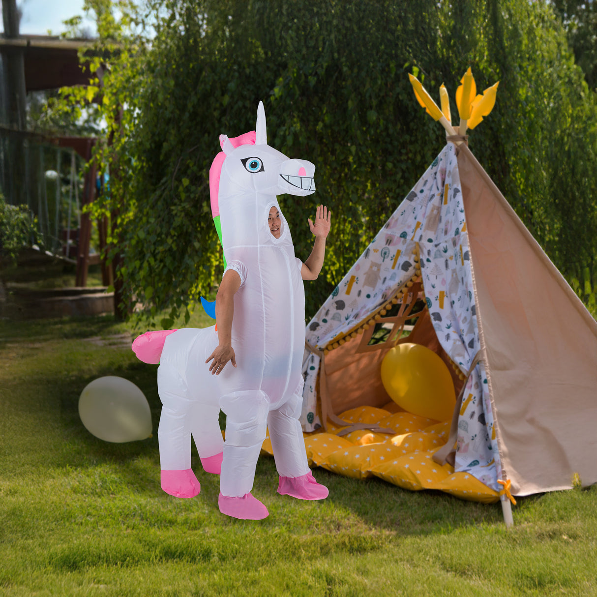 Giant Unicorn Inflatable Costume
