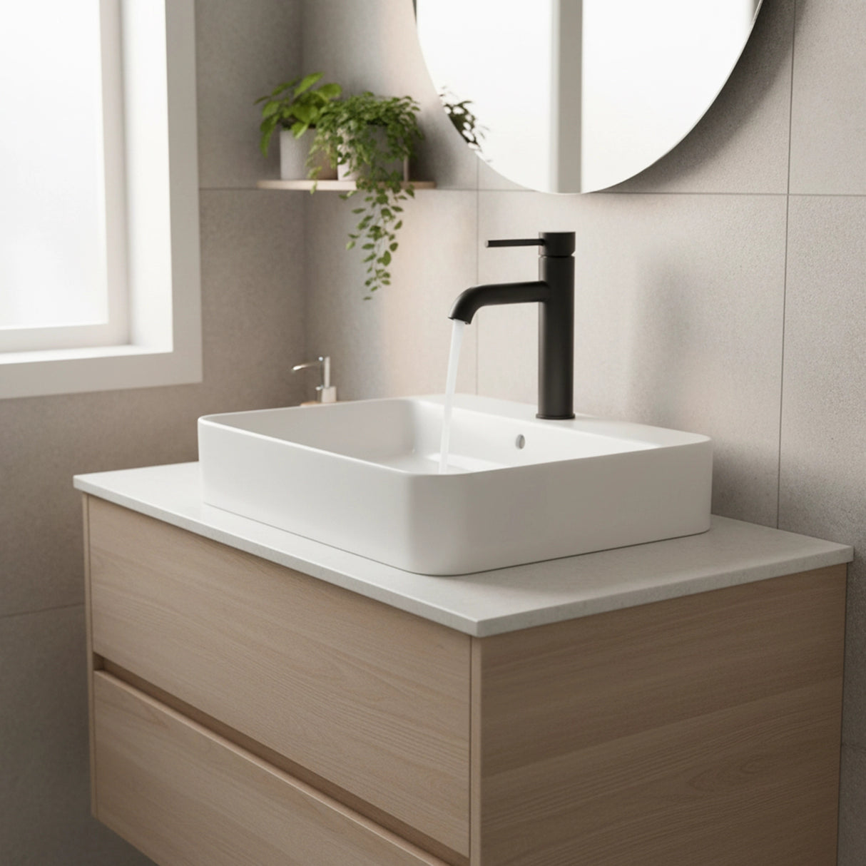 Tall Basin Mixer Tap Faucet -Kitchen Laundry Bathroom Sink
