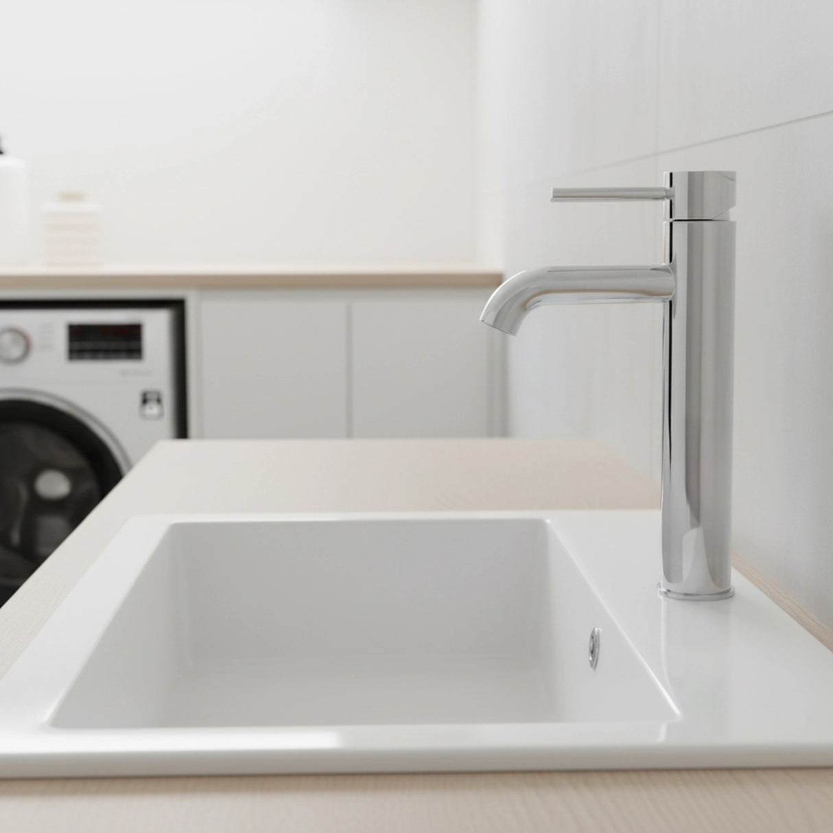 Tall Basin Mixer Tap Faucet -Kitchen Laundry Bathroom Sink