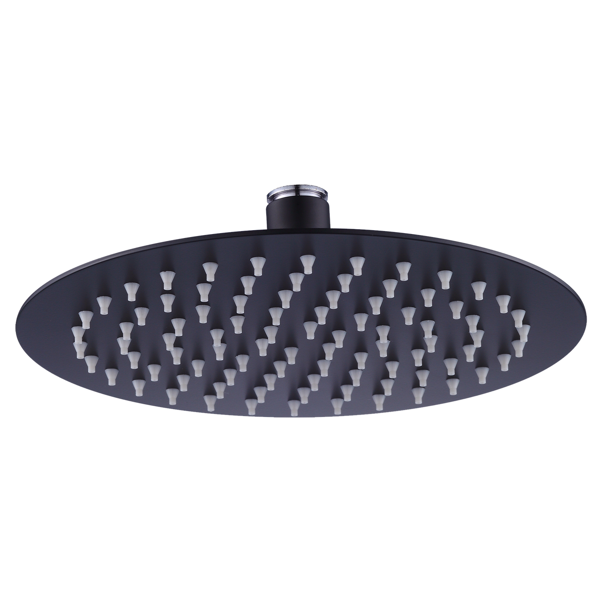 200mm Shower Head Round 304SS Electroplated Matte Black Finish