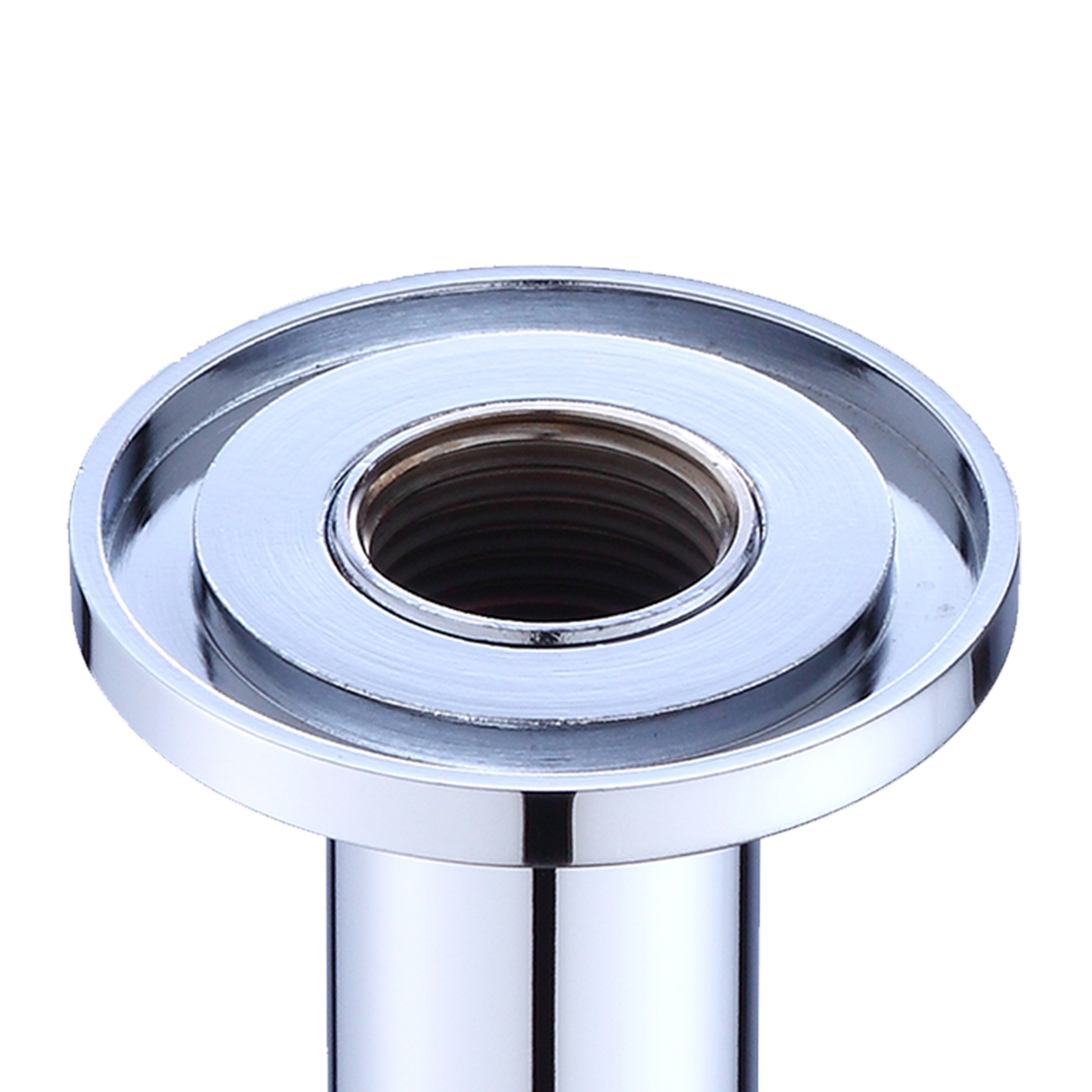 Shower Head Arm Wall Connector Round Bathroom Rainforest ShowerHead