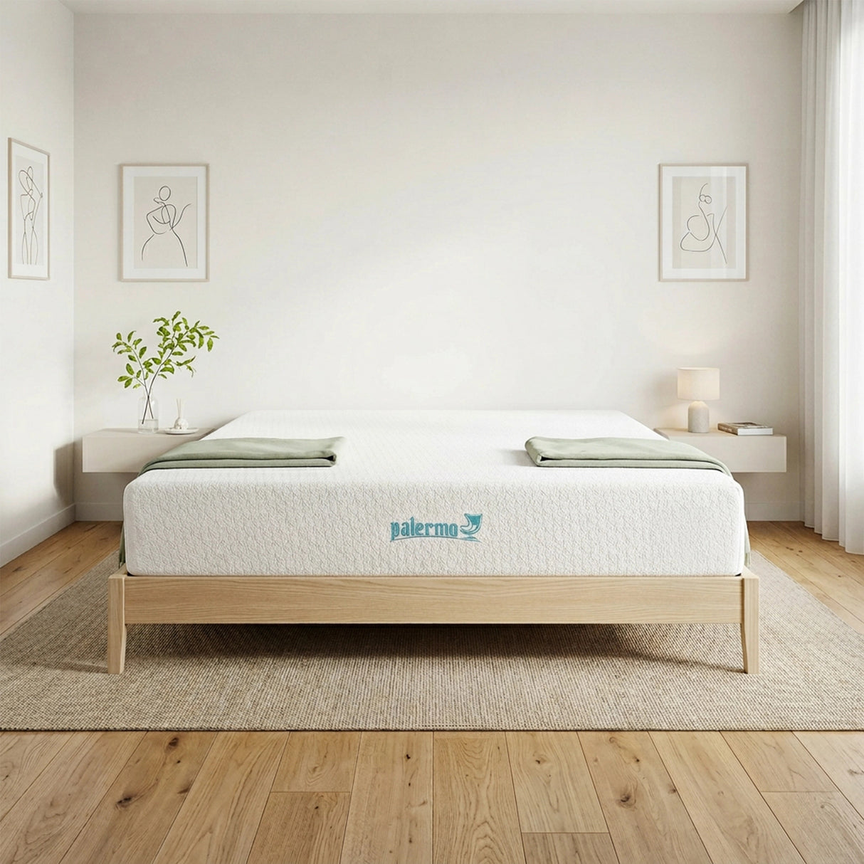 King 30cm Green Tea Memory Foam Mattress – Cooling Comfort with CertiPUR-US® Certified Foam