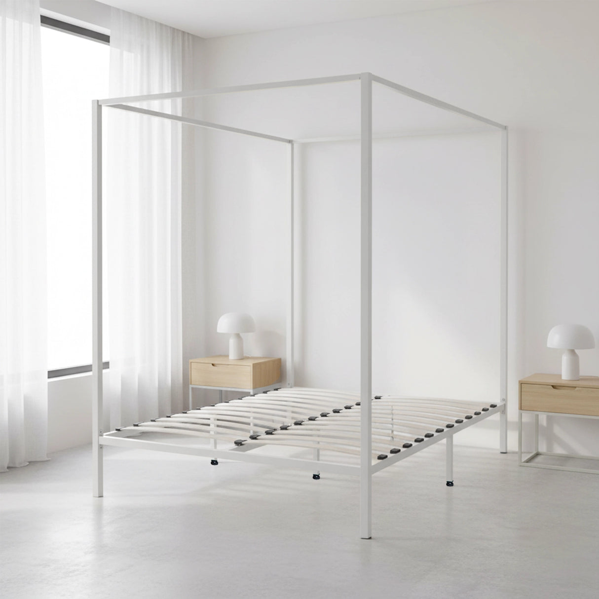 4 Four Poster Double Bed Frame