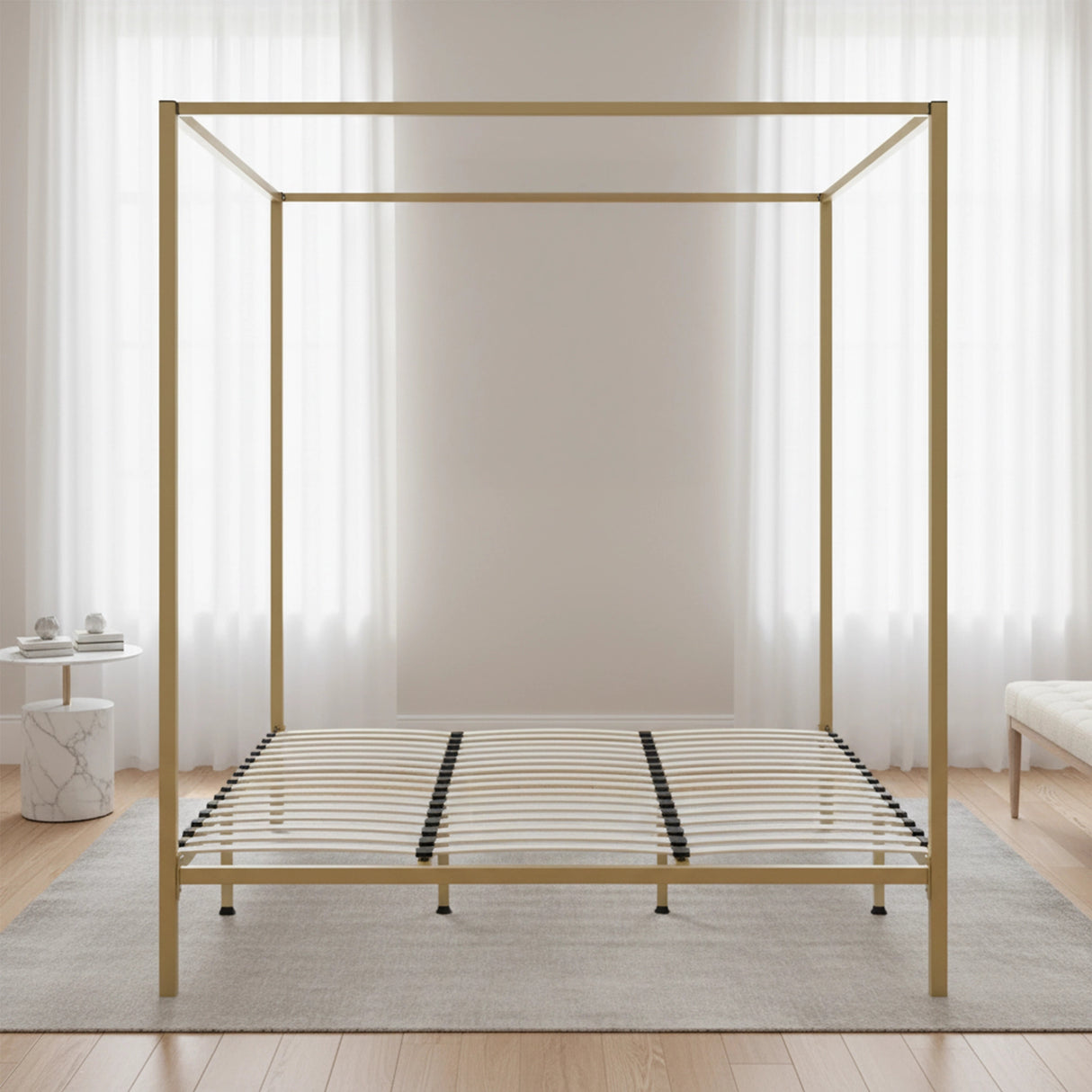 4 Four Poster King Bed Frame