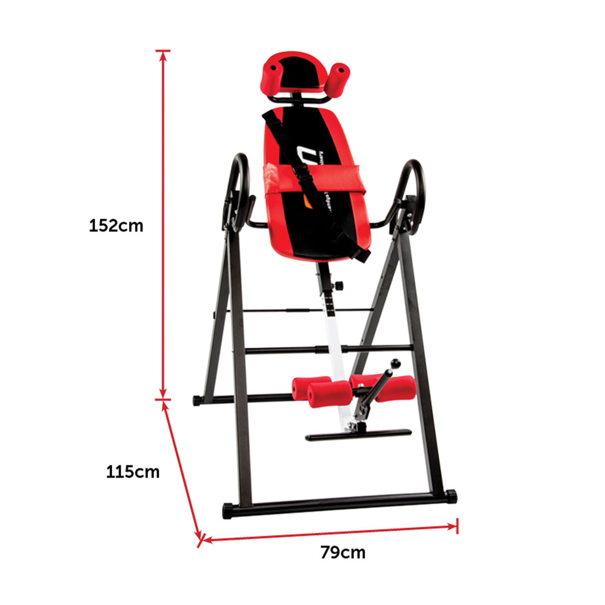 Inversion Table Gravity Stretcher Inverter Foldable Home Fitness Gym