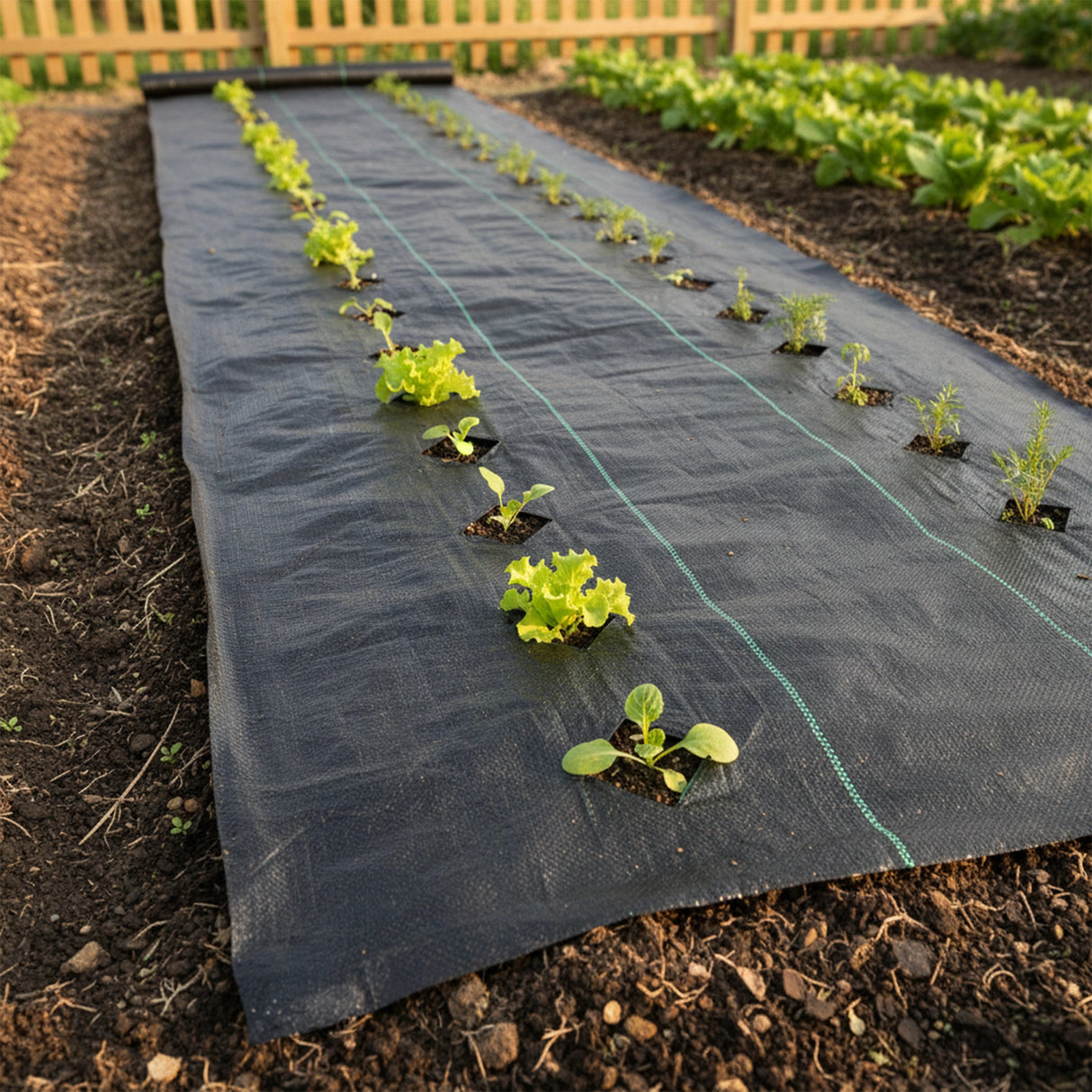 Heavy Duty Weed Control PP Woven Fabric Weed Mat Gardening Plant 1.83m x 30m