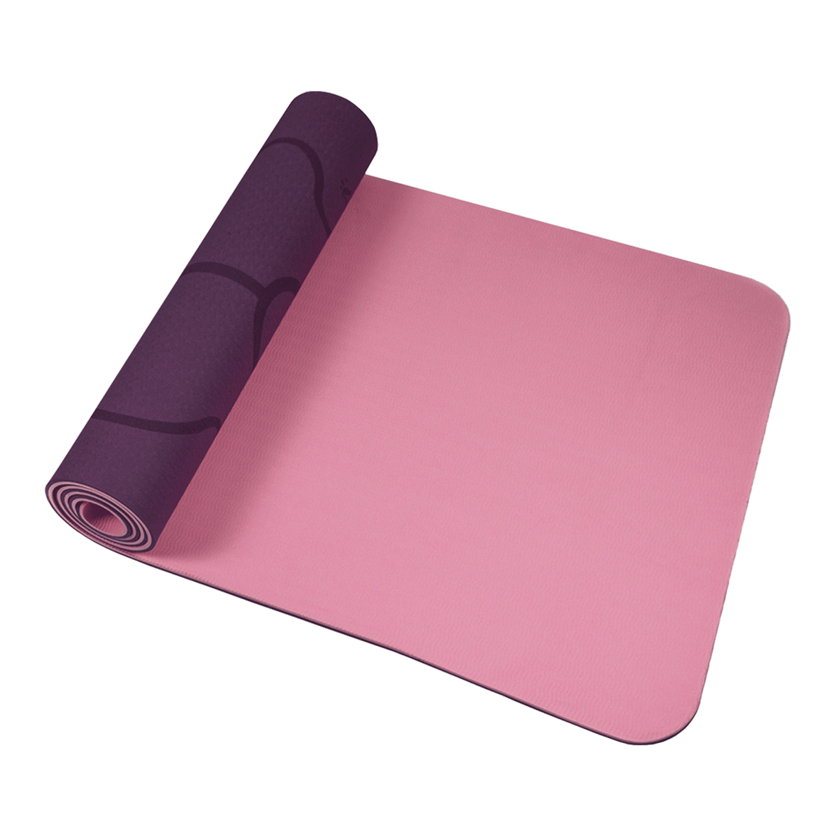 8mm TPE Yoga Mat Exercise Fitness Gym Pilates Non Slip Dual Layer