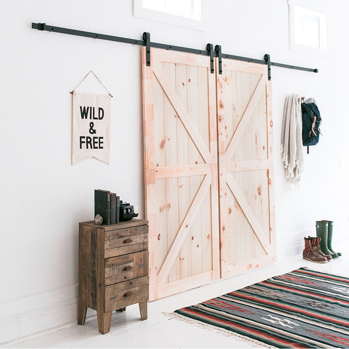 3.6m Sliding Barn Door Hardware