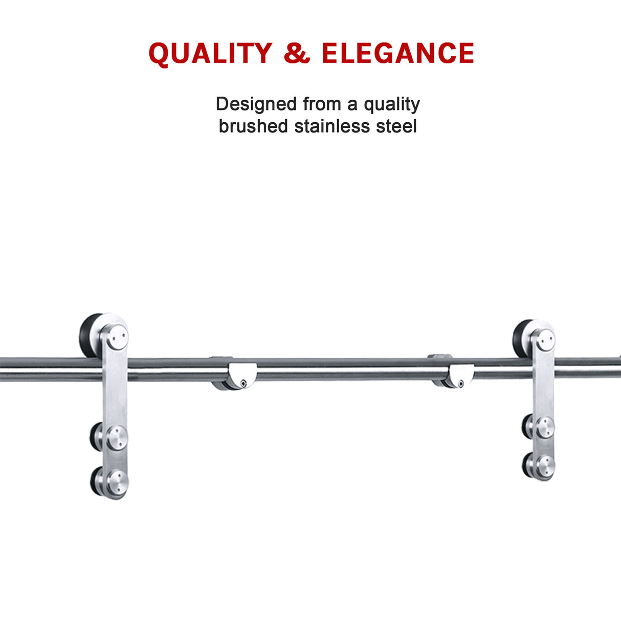 Sliding Barn Door Hardware Stainless Steel