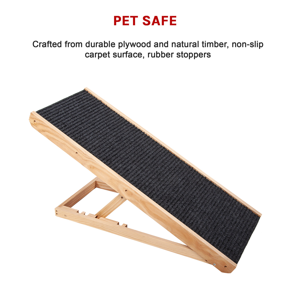Dog Ramp Pet Ramp Adjustable Heights Portable