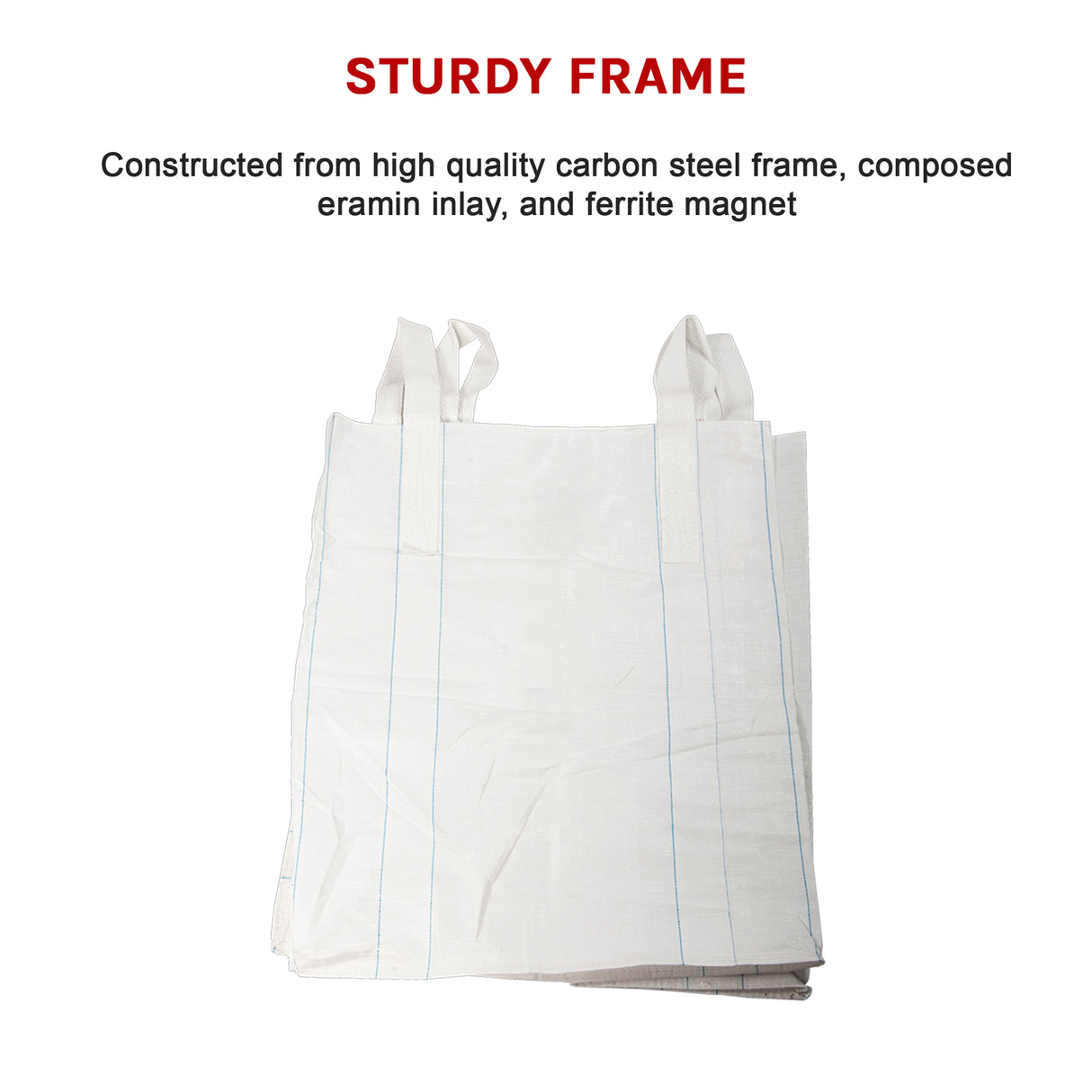 4 x 1 tonne FIBC Polypropylene UV Rated Builder / Bulk / Landscape Bags