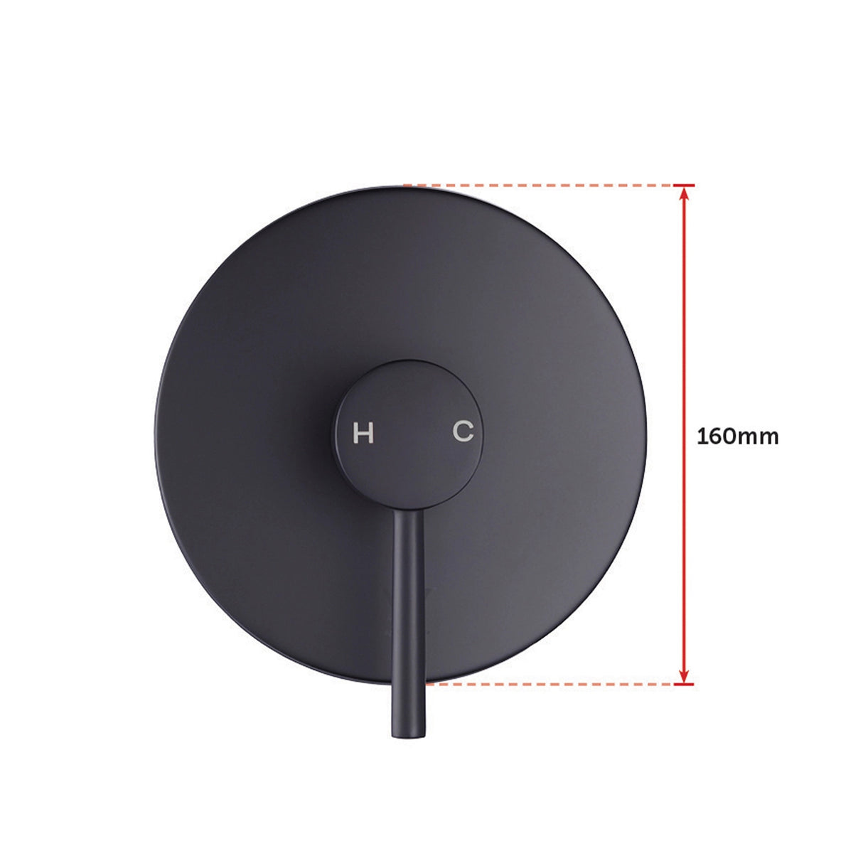 Shower Bath Mixer Tap Bathroom Electroplated Matte Black