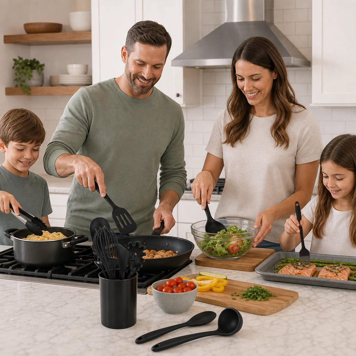 11pcs Kitchen Utensil Set Silicone Heat-Resistant Non-Stick Kitchen Utensils kit