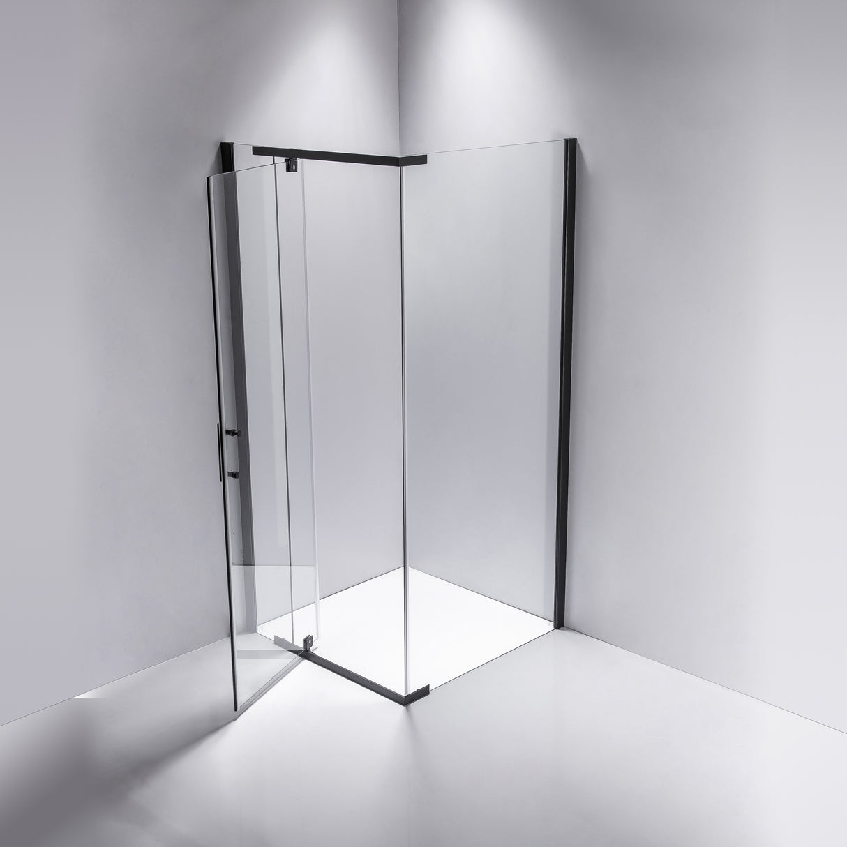 Shower Screen 900x700x1900mm Framed Safety Glass Pivot Door By Della Francesca