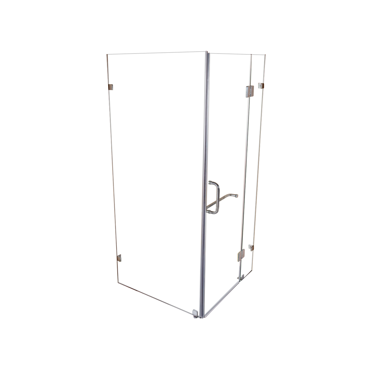 1000 x 700mm Frameless 10mm Glass Shower Screen By Della Francesca
