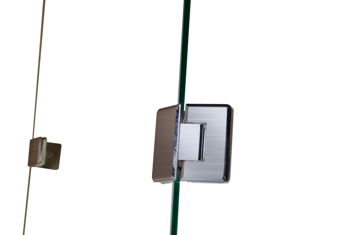1000 x 700mm Frameless 10mm Glass Shower Screen By Della Francesca