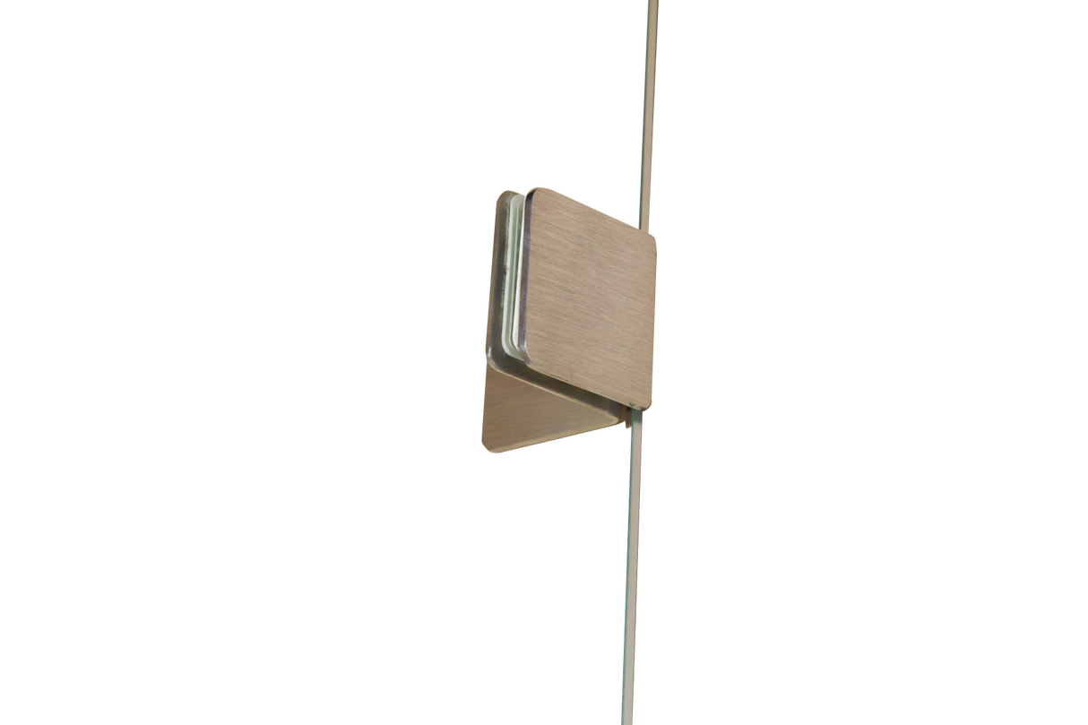 1000 x 700mm Frameless 10mm Glass Shower Screen By Della Francesca