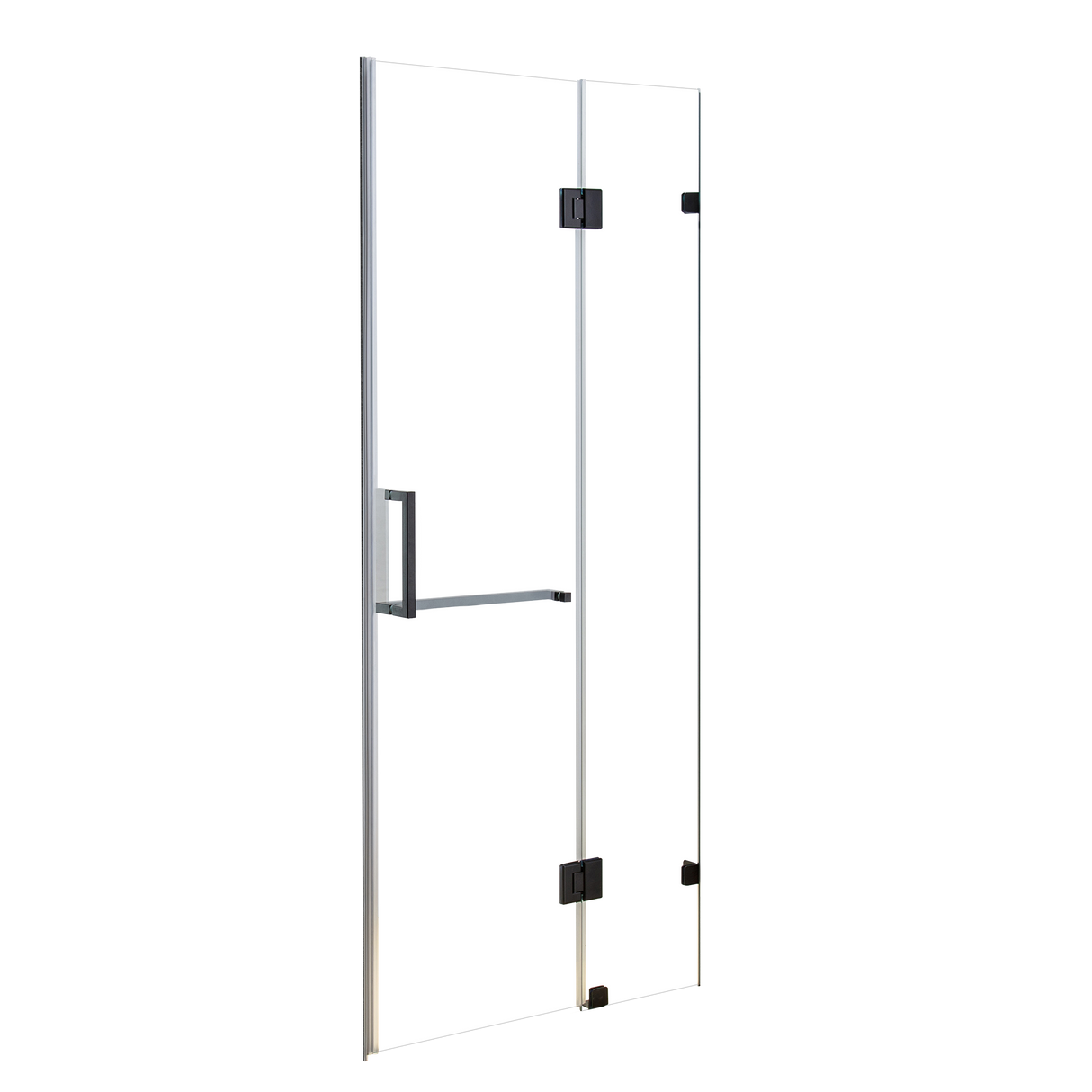 100 x 200cm Wall to Wall Frameless Shower Screen 10mm Glass By Della Francesca
