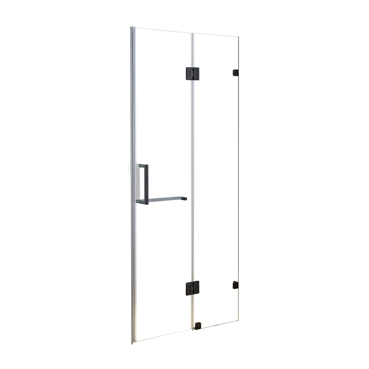 110 x 200cm Wall to Wall Frameless Shower Screen 10mm Glass By Della Francesca
