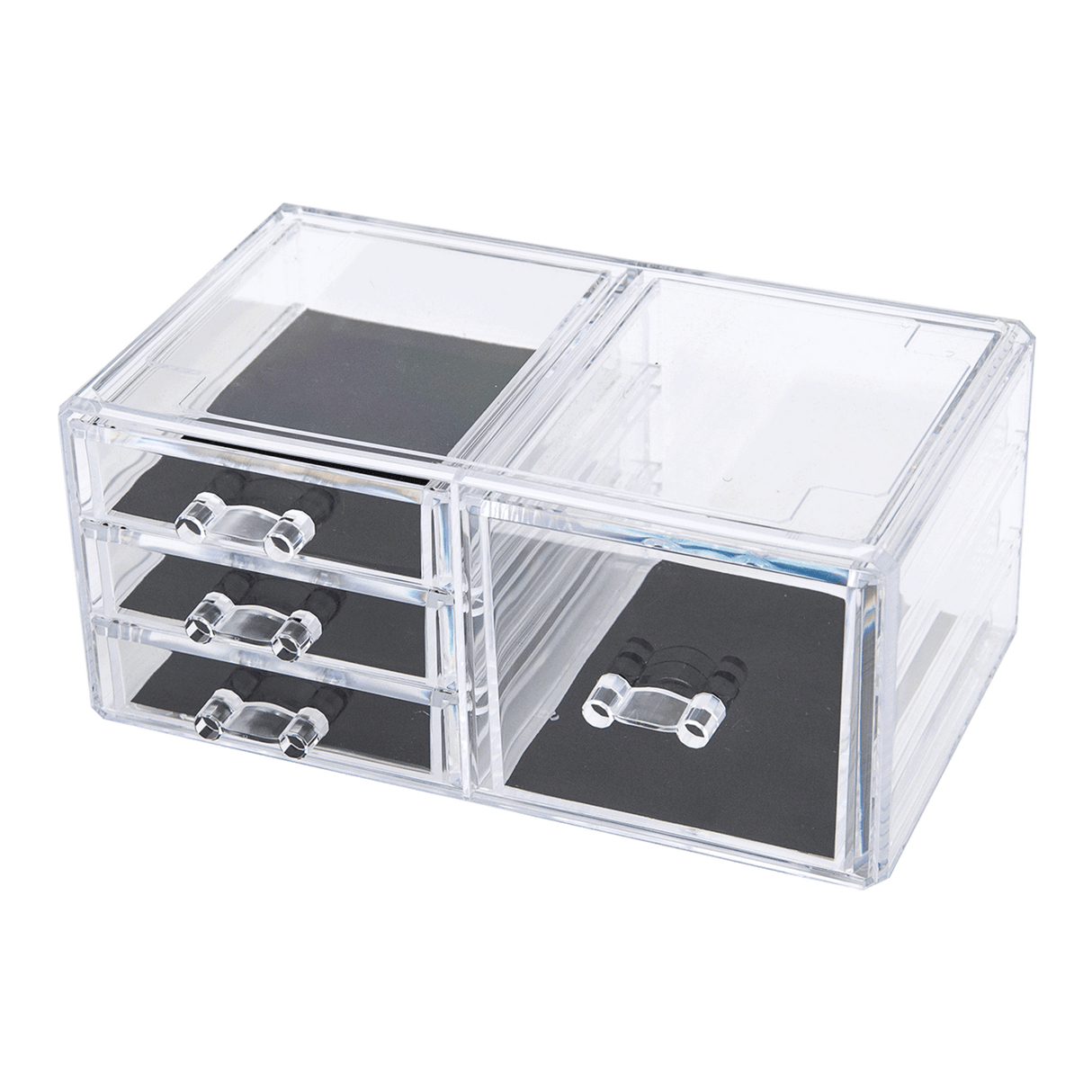 11 Drawers Clear Acrylic Tower Organiser Cosmetic jewellery Luxury Storage Cabinet