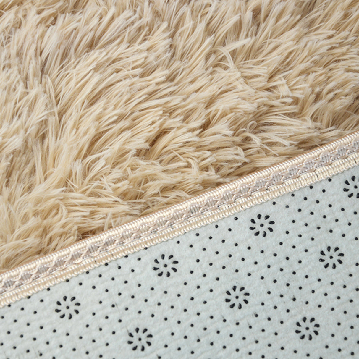 200x140cm Floor Rugs Large Shaggy Rug Area Carpet Bedroom Living Room Mat - Beige