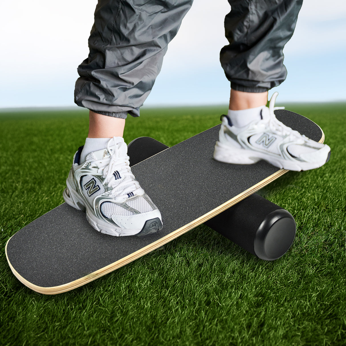 Balance Board Trainer with Stopper Wobble Roller