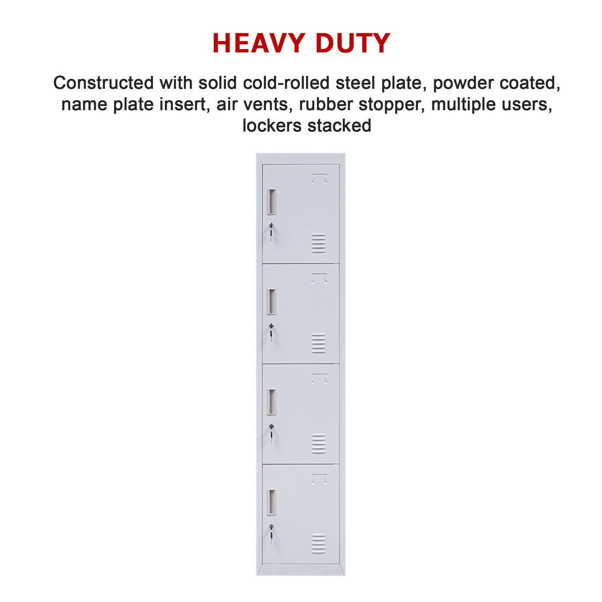 4 Door Locker - Office/Gym