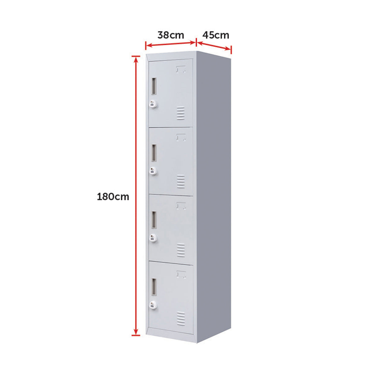 4 Door Locker - Office/Gym