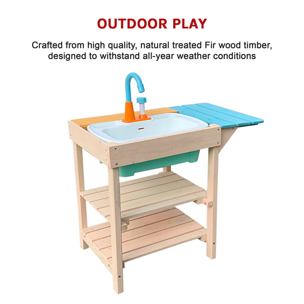 Childrens Outdoor Play Mud Kitchen Sand Pit