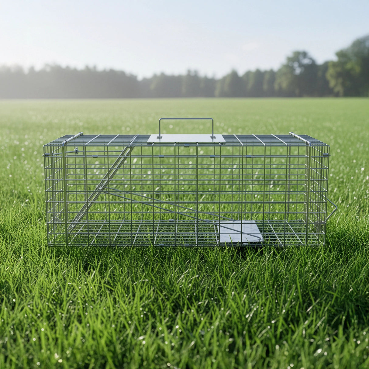 Trap Humane Possum Cage Live Animal Safe Catch Rabbit Cat Hare Fox Bird