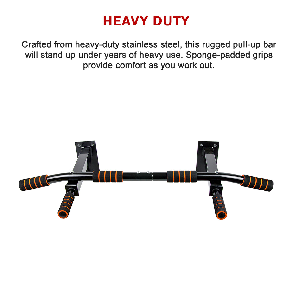 Heavy Duty Pull Up Bar Home Gym Chin Up Bar Wall Ceiling Mount