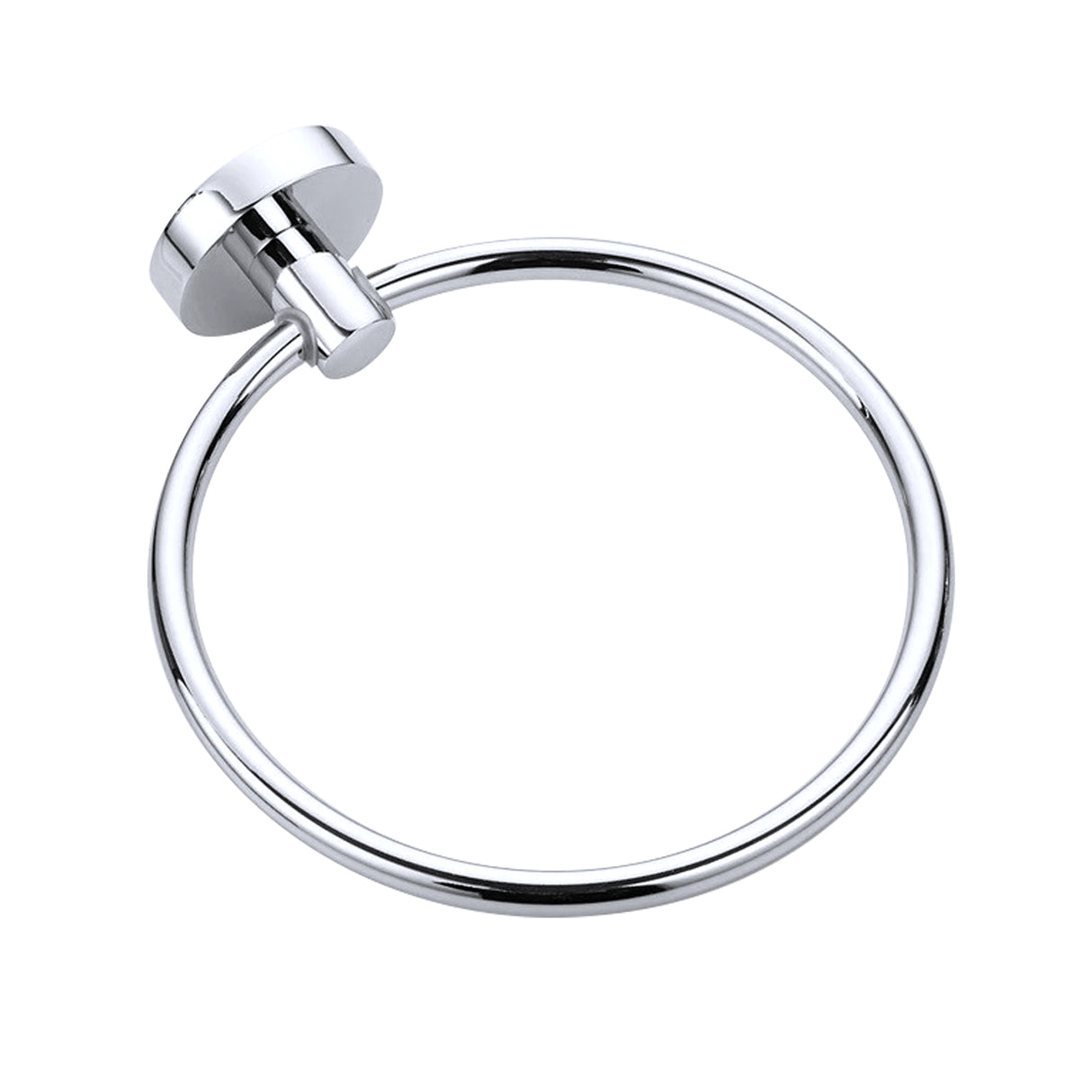 Classic Chrome Towel Bar Rail Ring Bathroom