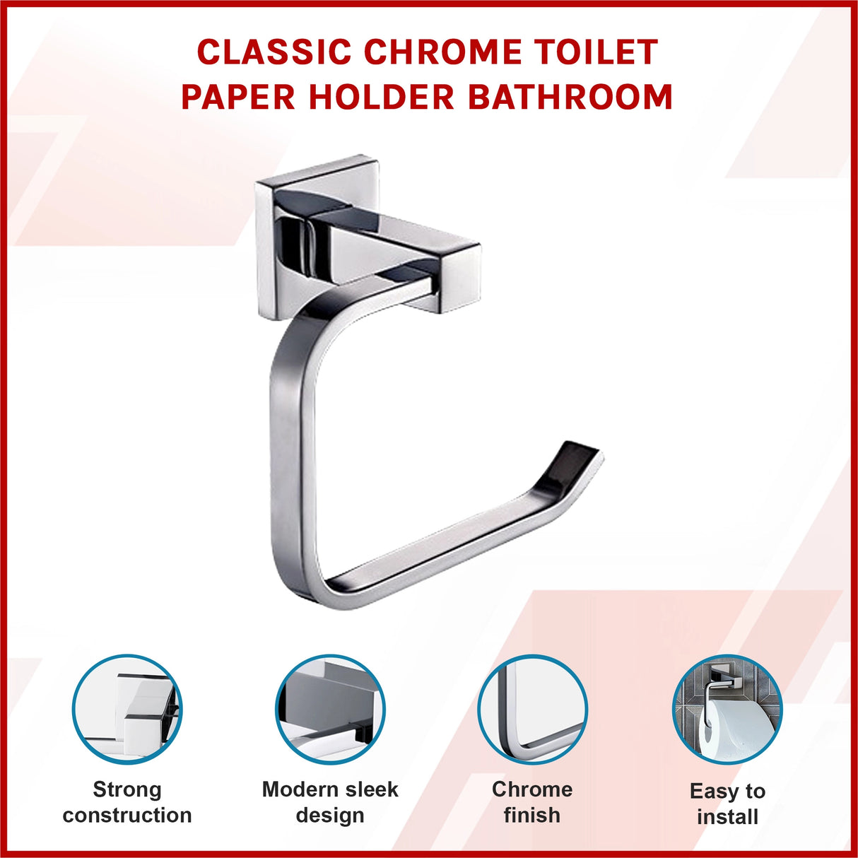Chrome Toilet Paper Holder