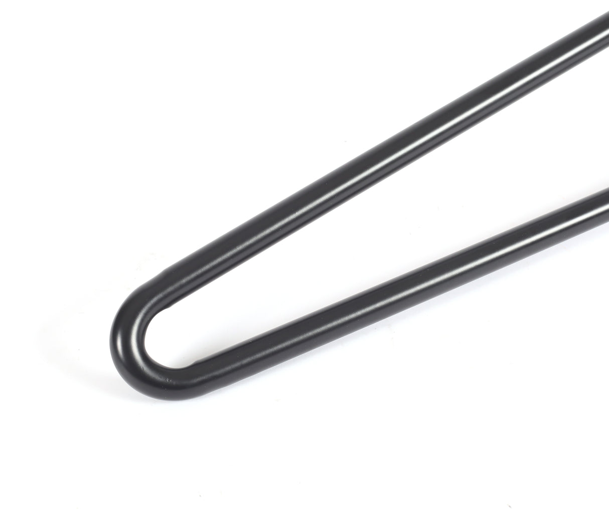 Set of 4 Industrial Retro Hairpin Table Legs 12mm Steel Bench Desk - 71cm Black