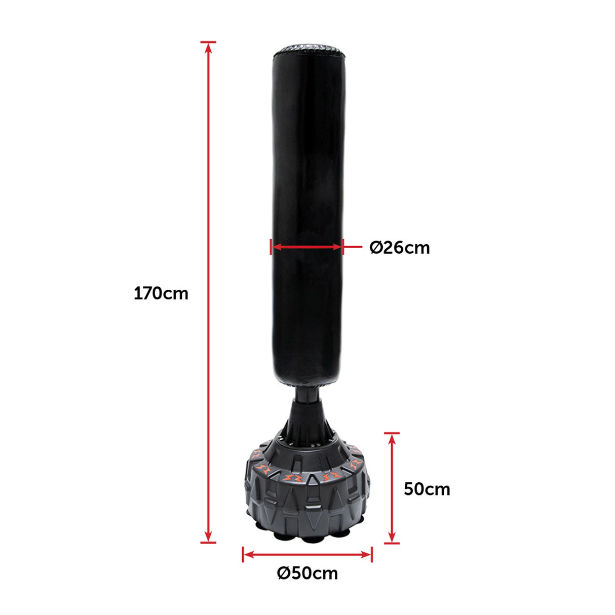 170cm Free Standing Boxing Punching Bag Stand MMA UFC Kick Fitness