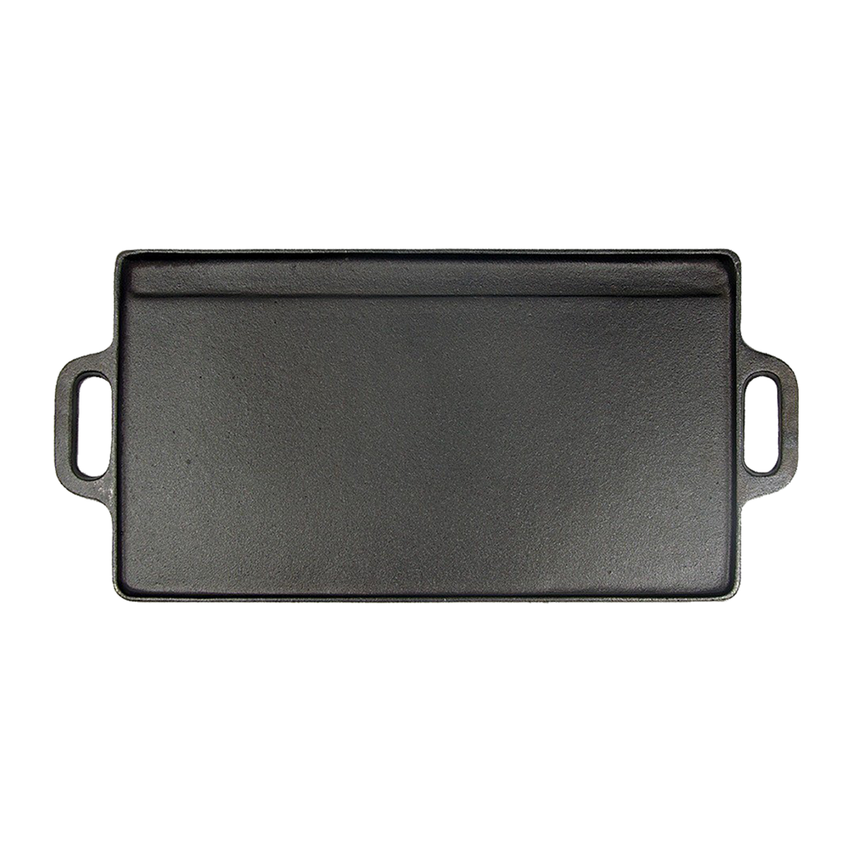 46x22 cm Cast Iron Reversible Griddle Plate BBQ Hob Cooking Grill Pan